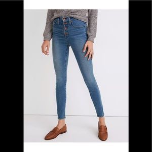 NWT Madewell high rise skinny ‘10